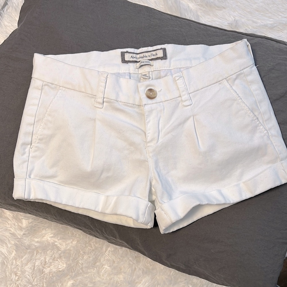 Abercrombie - white dress shorts 00